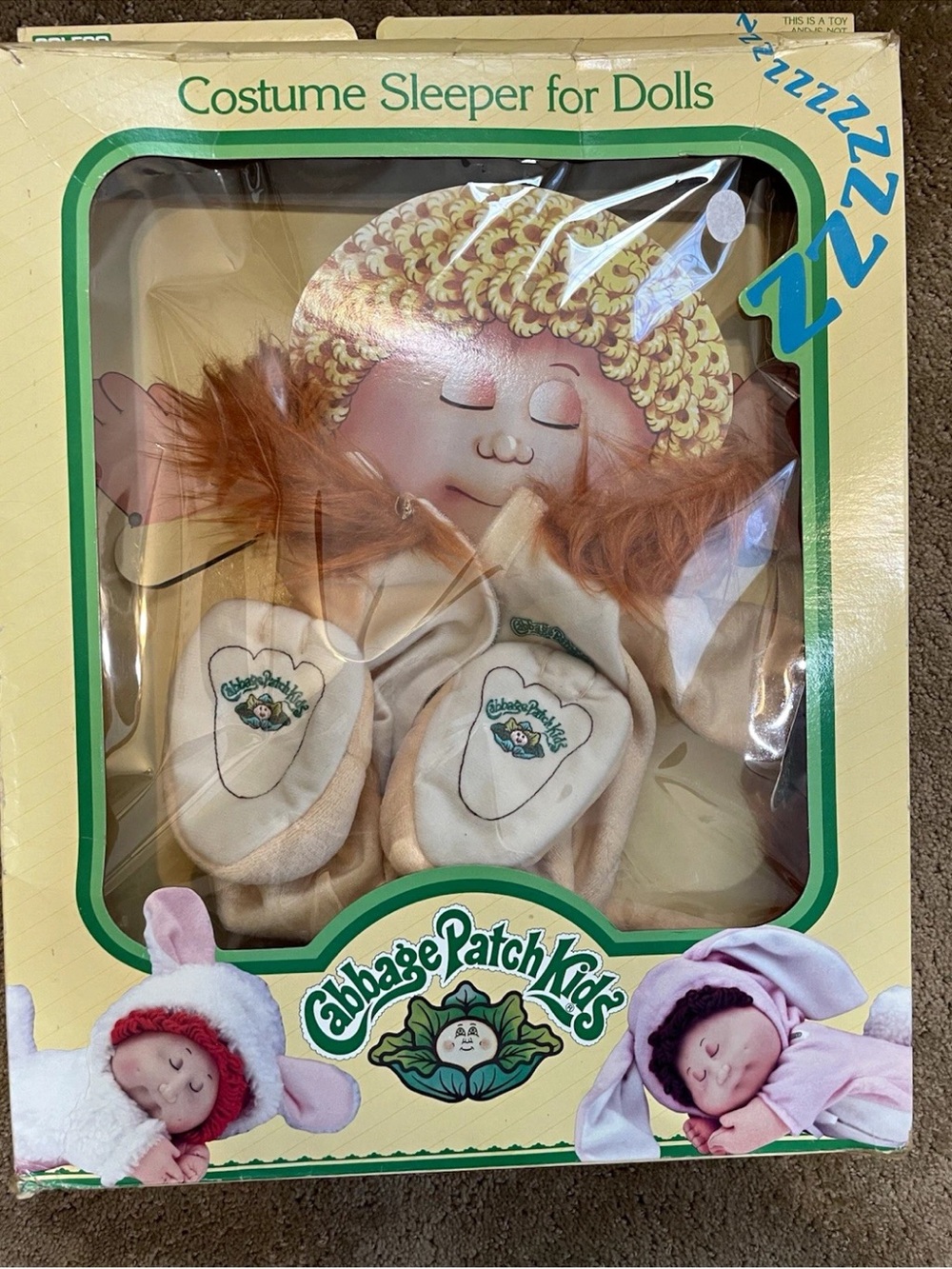Cabbage Patch Kids Costume Sleeper for Dolls Hooded Lion Fits 16 inch New